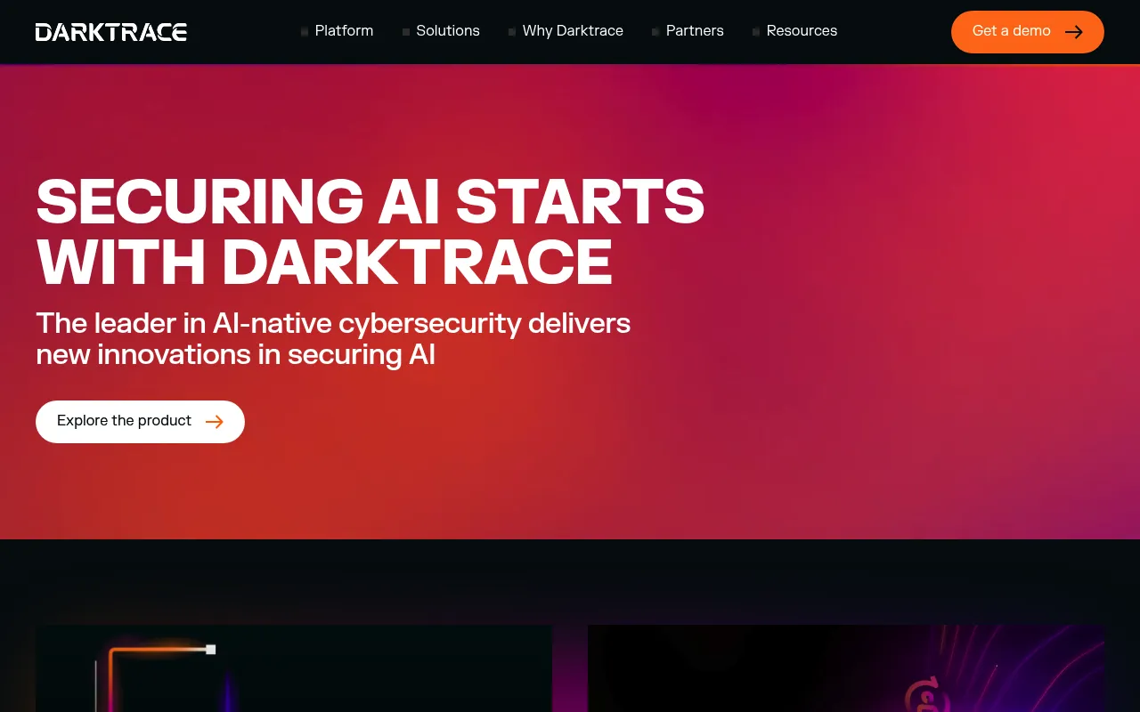 Darktrace screenshot