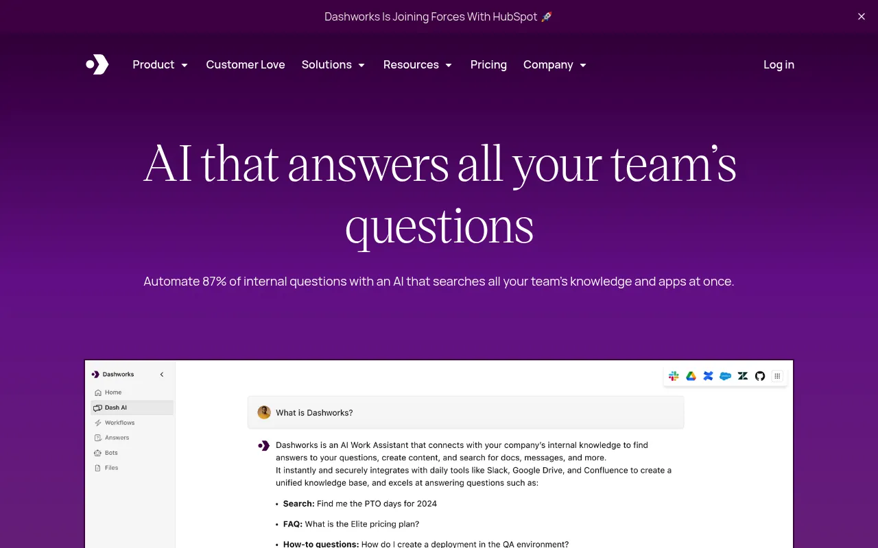 Dashworks screenshot