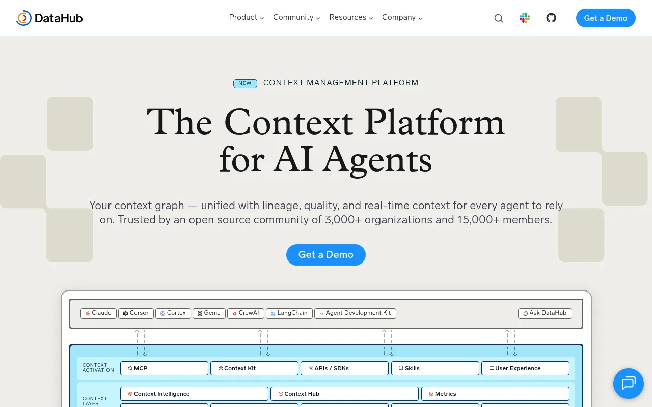 DataHub screenshot