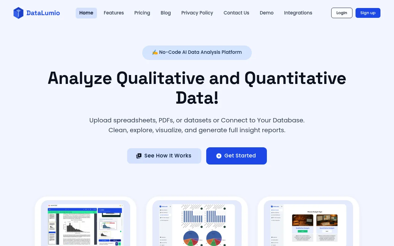 DataLumio screenshot