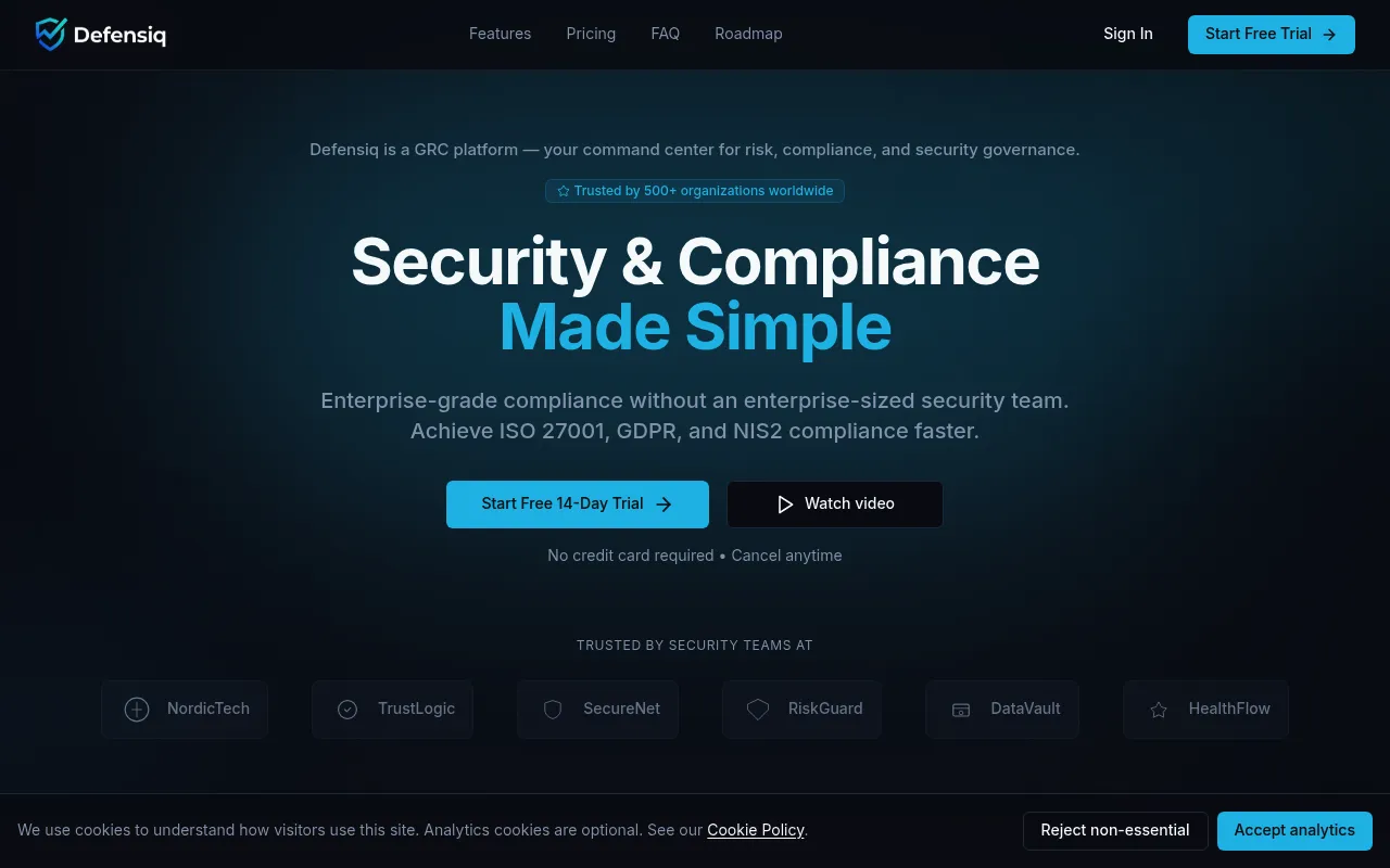 Defensiq screenshot