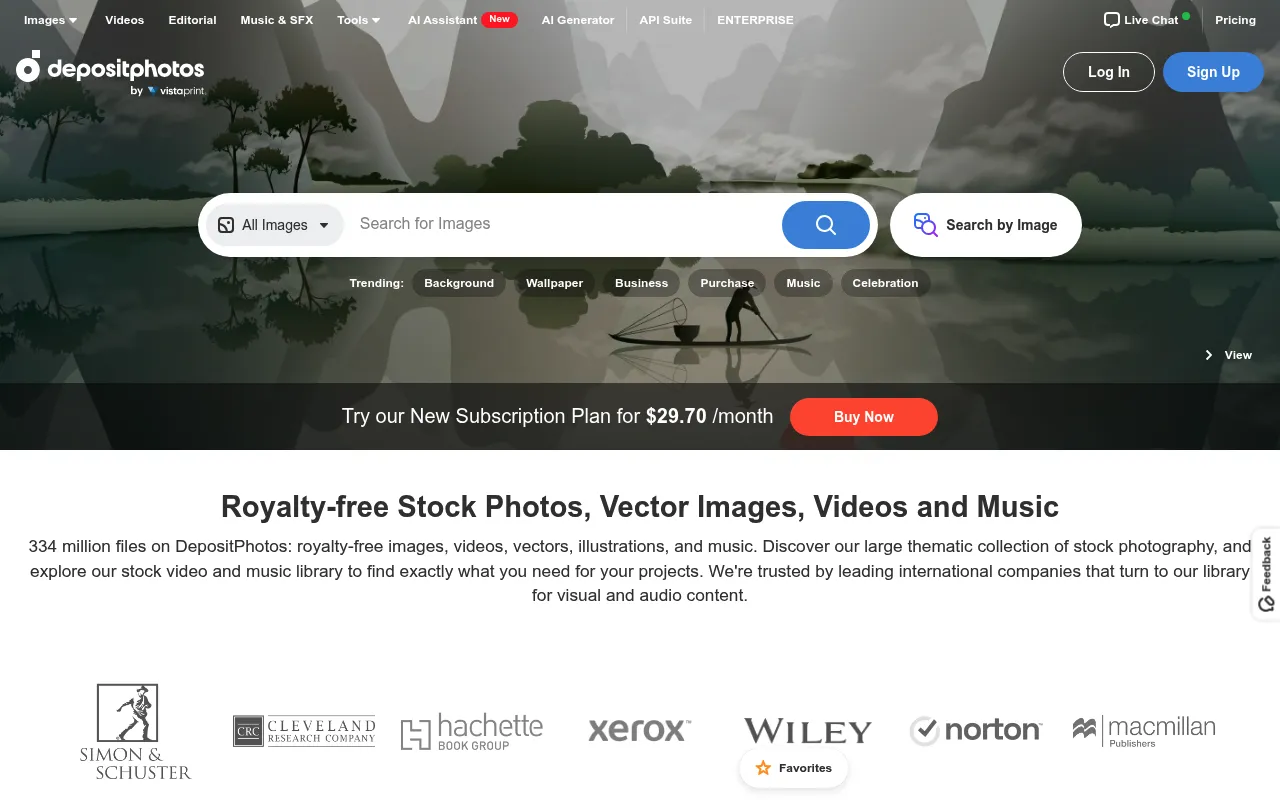 Depositphotos screenshot