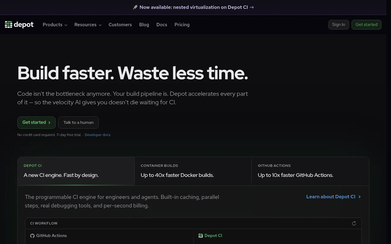 Depot screenshot