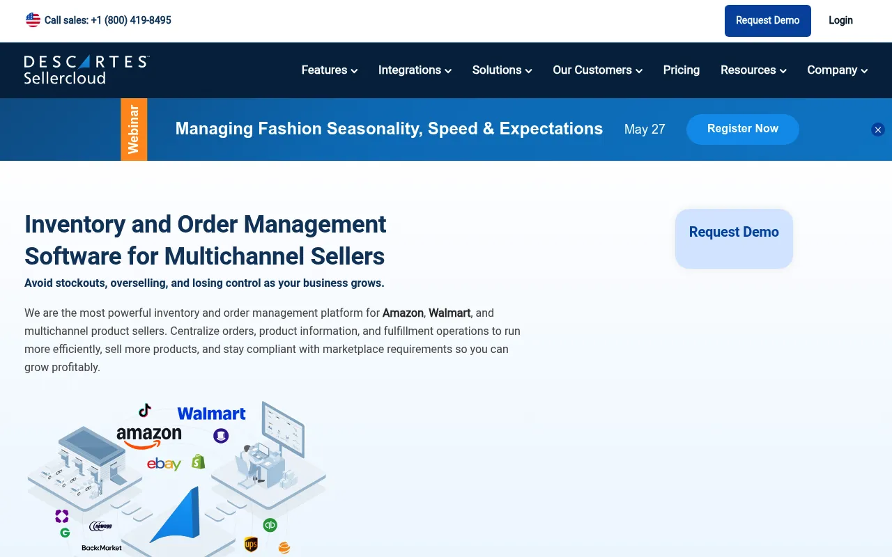 Descartes Sellercloud screenshot