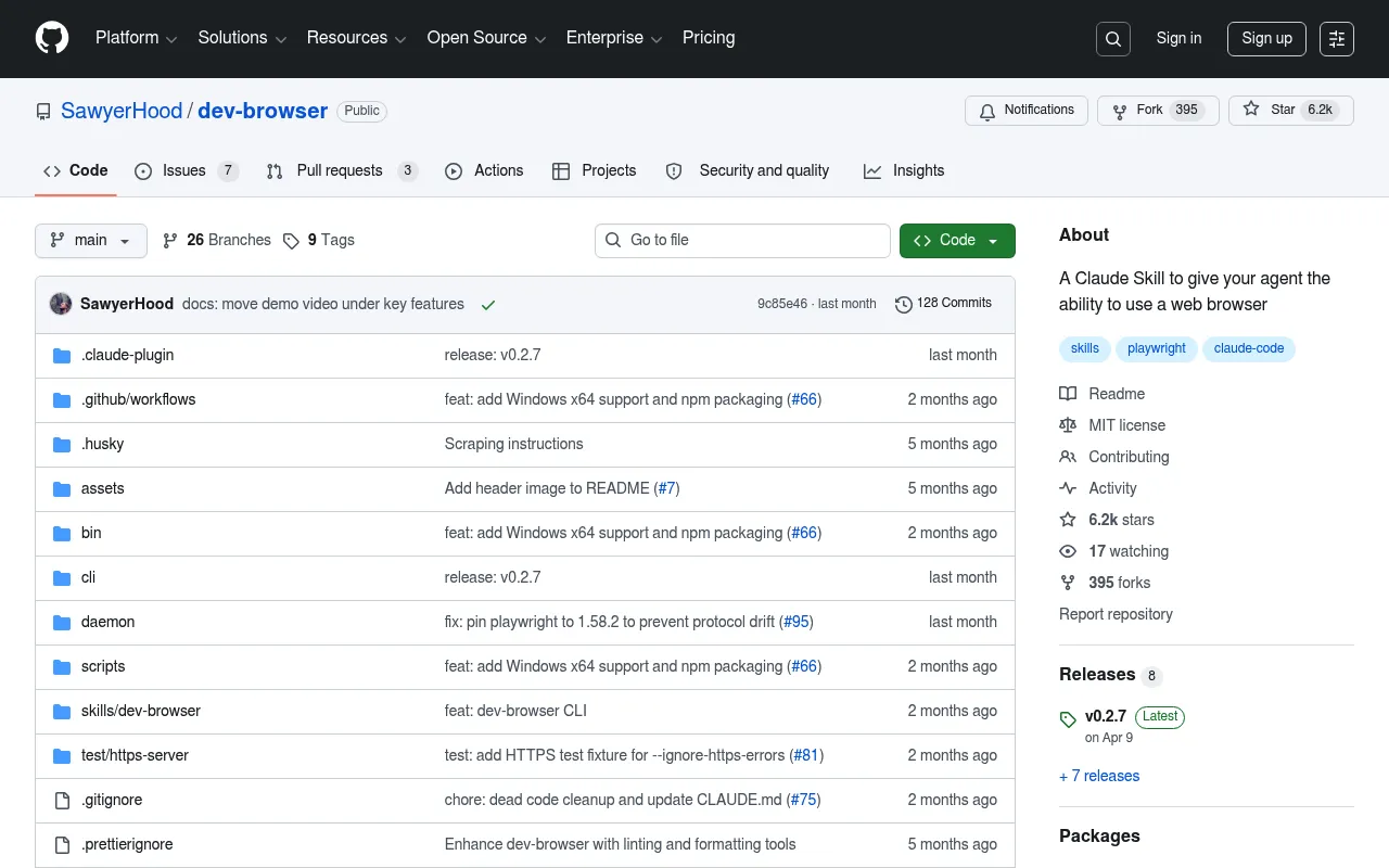 dev-browser screenshot
