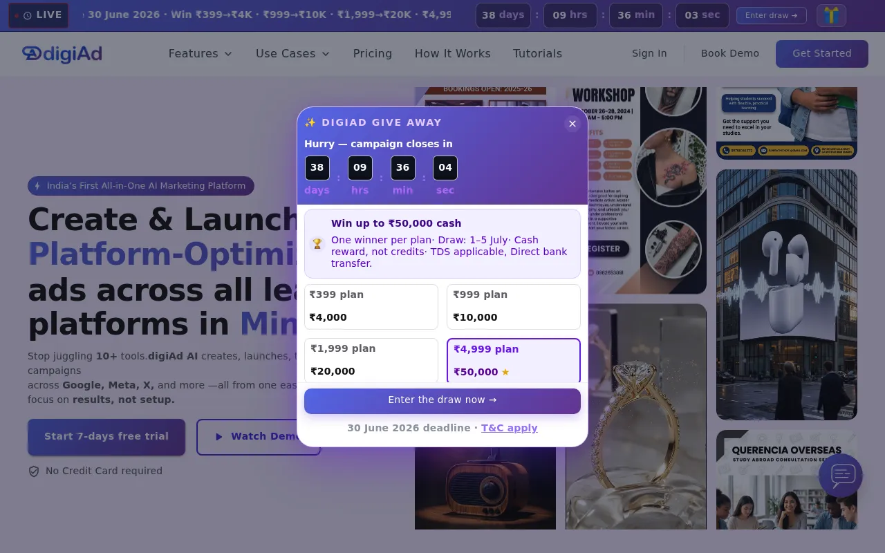 digiAd AI screenshot