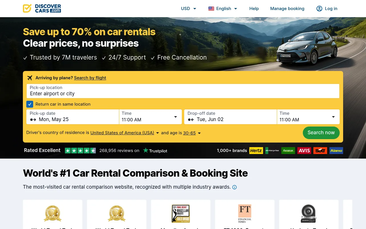 Discover Cars screenshot