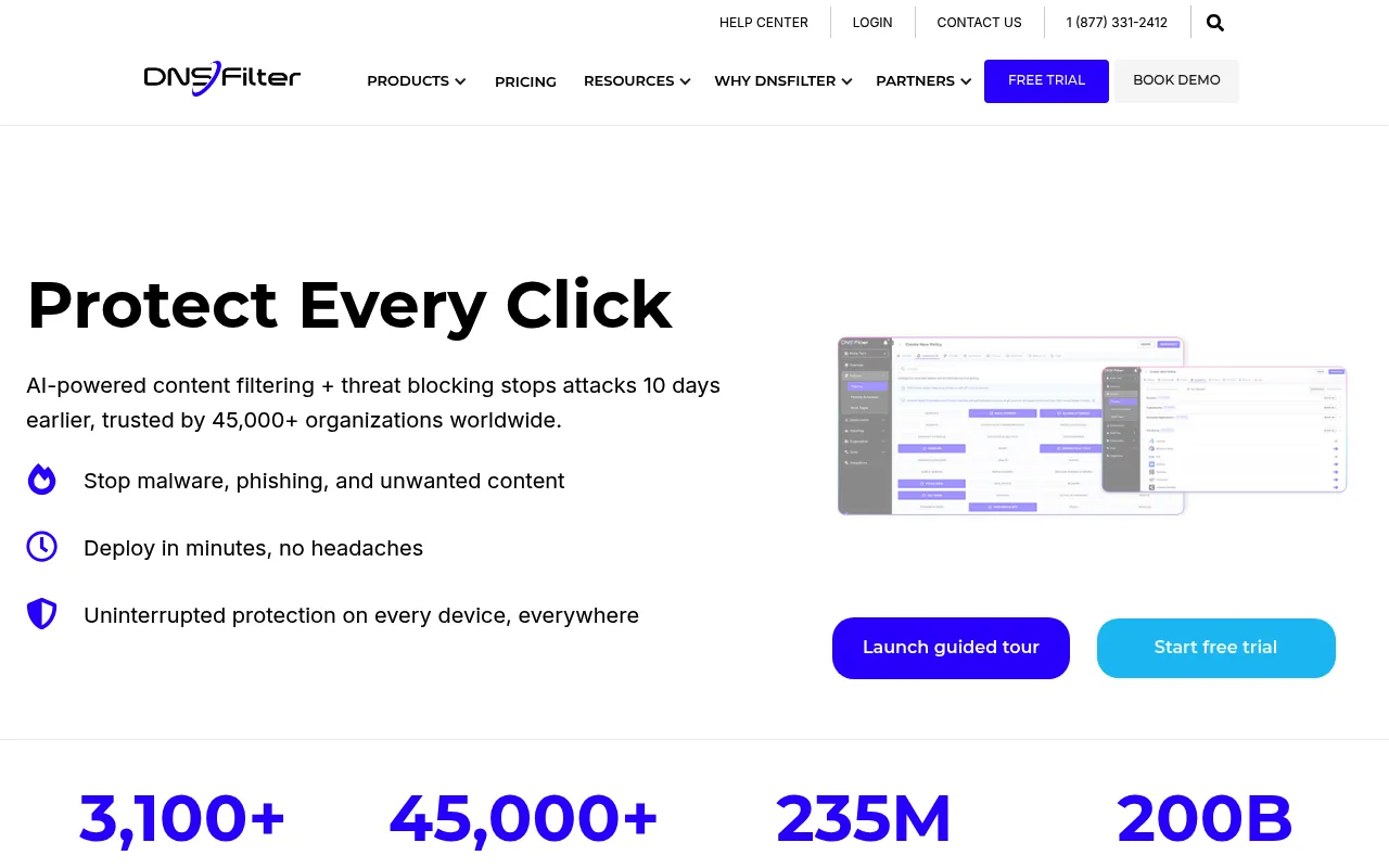 DNSFilter screenshot