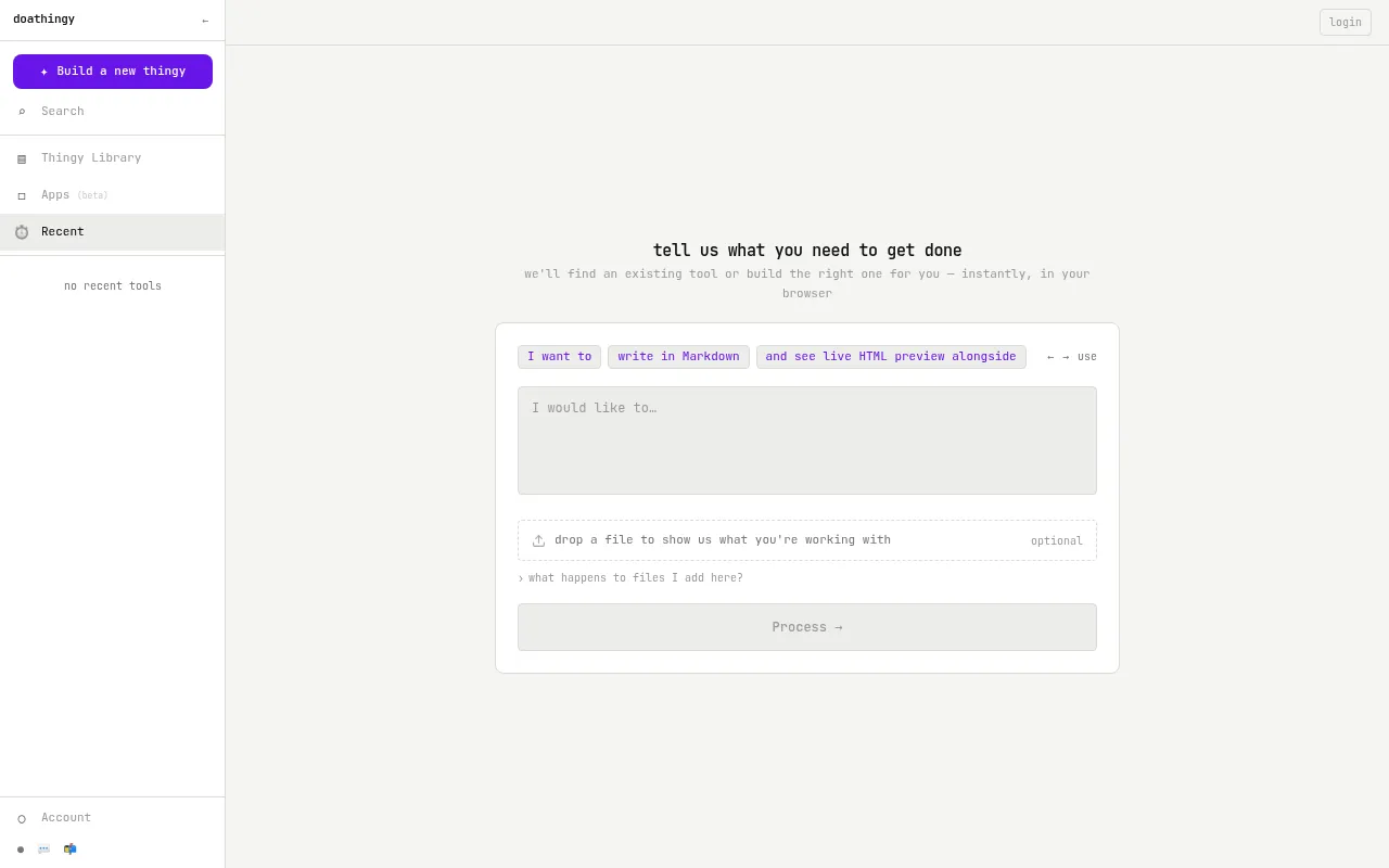 Doathingy screenshot