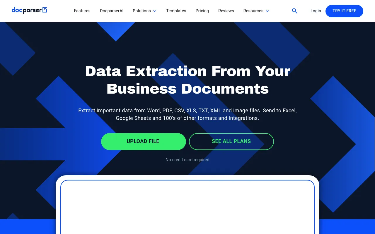 Docparser screenshot