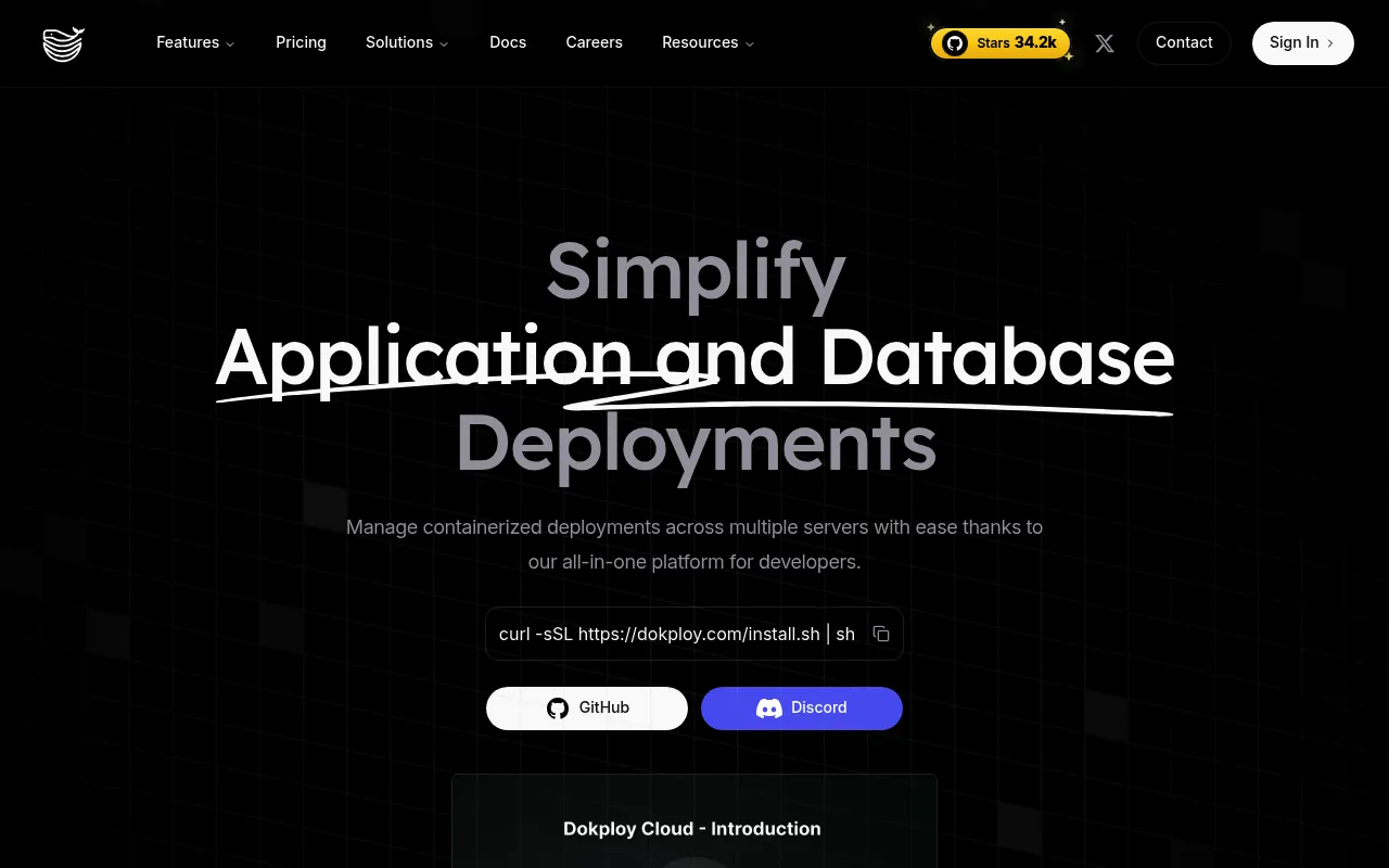 Dokploy screenshot