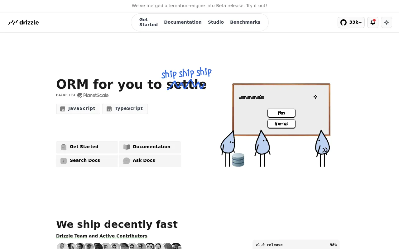 Drizzle ORM screenshot