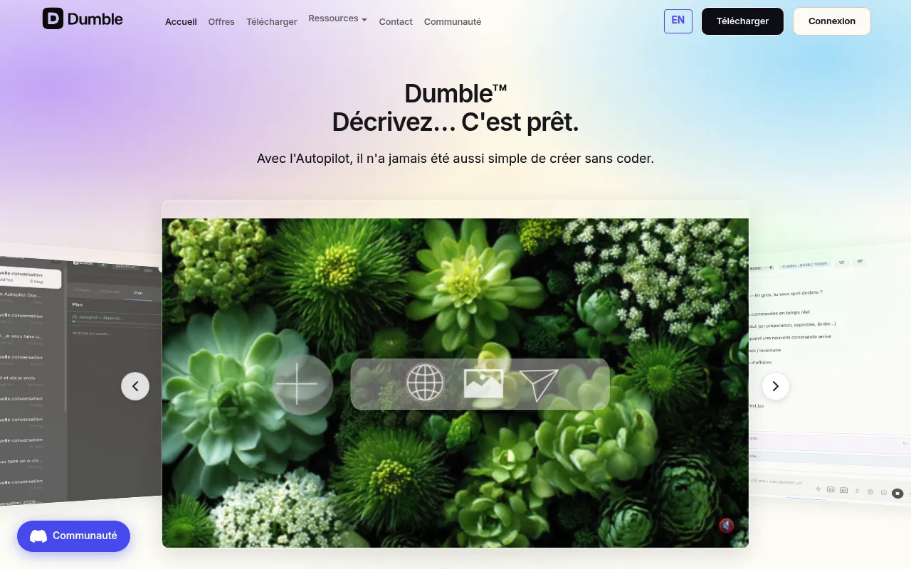 Dumble screenshot