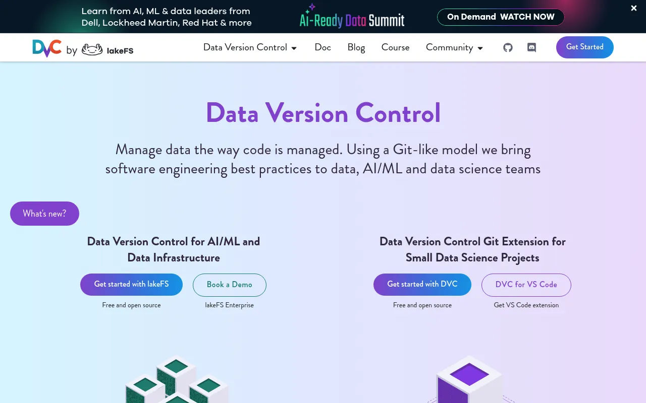 DVC screenshot
