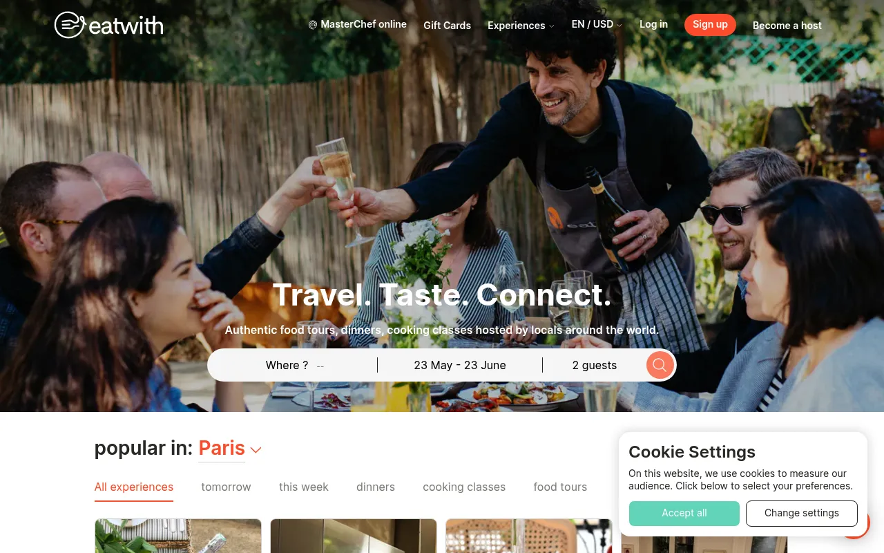 Eatwith screenshot