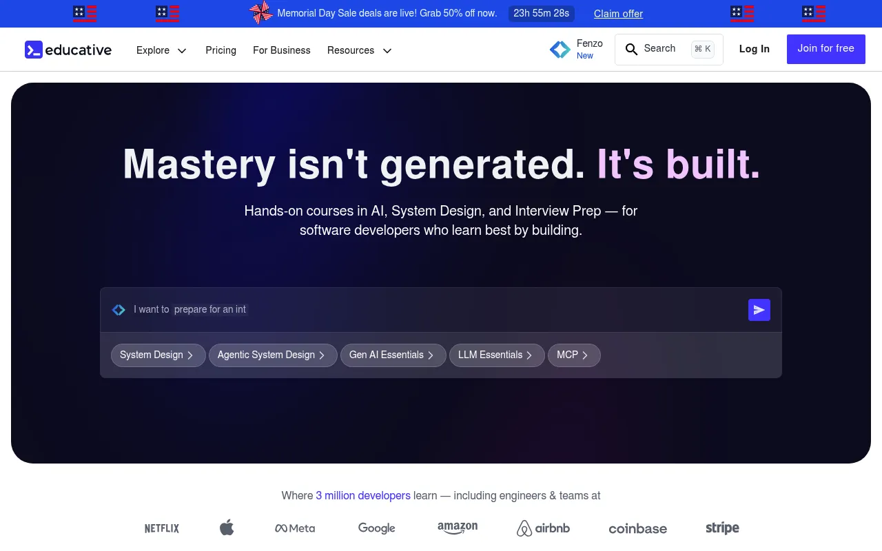 Educative screenshot