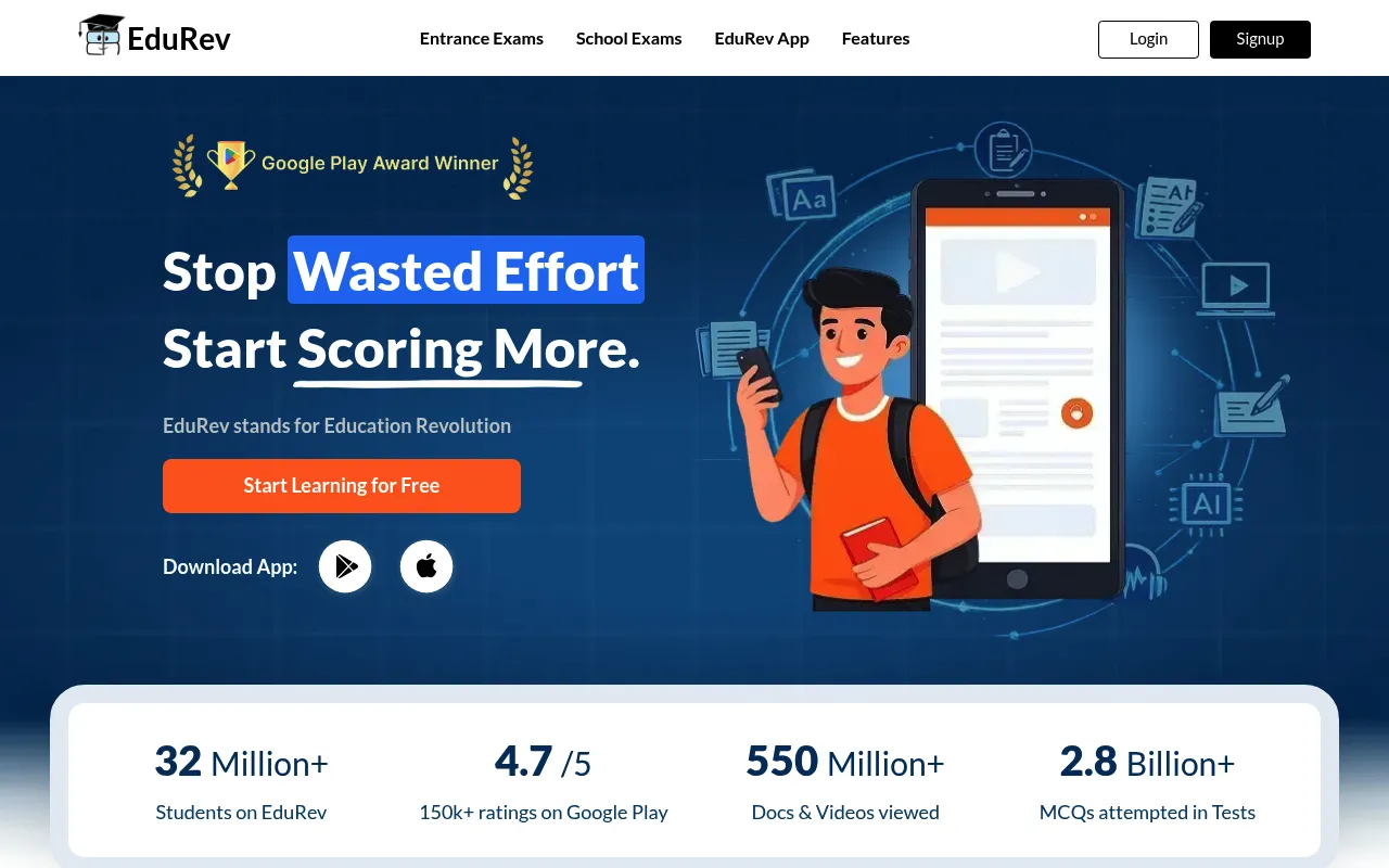 EduRev screenshot