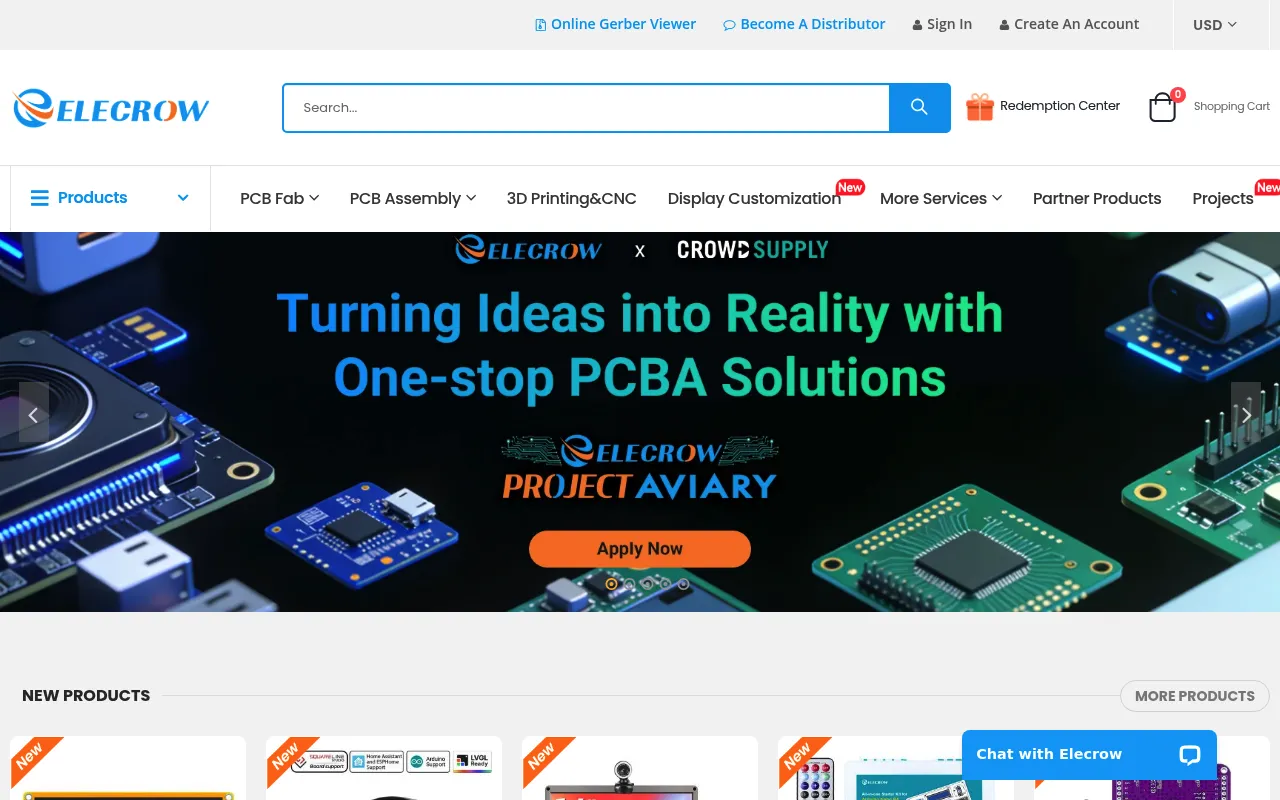 Elecrow screenshot