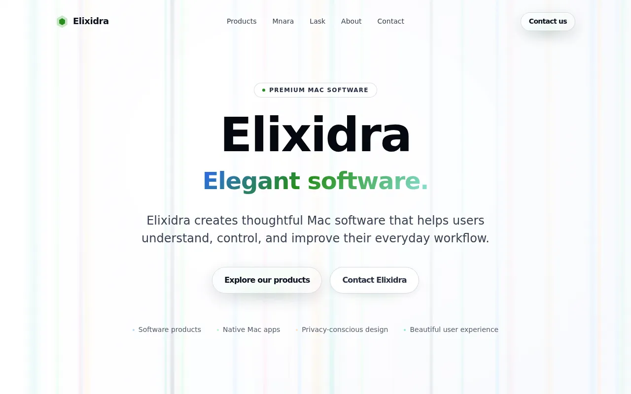 Elixidra screenshot