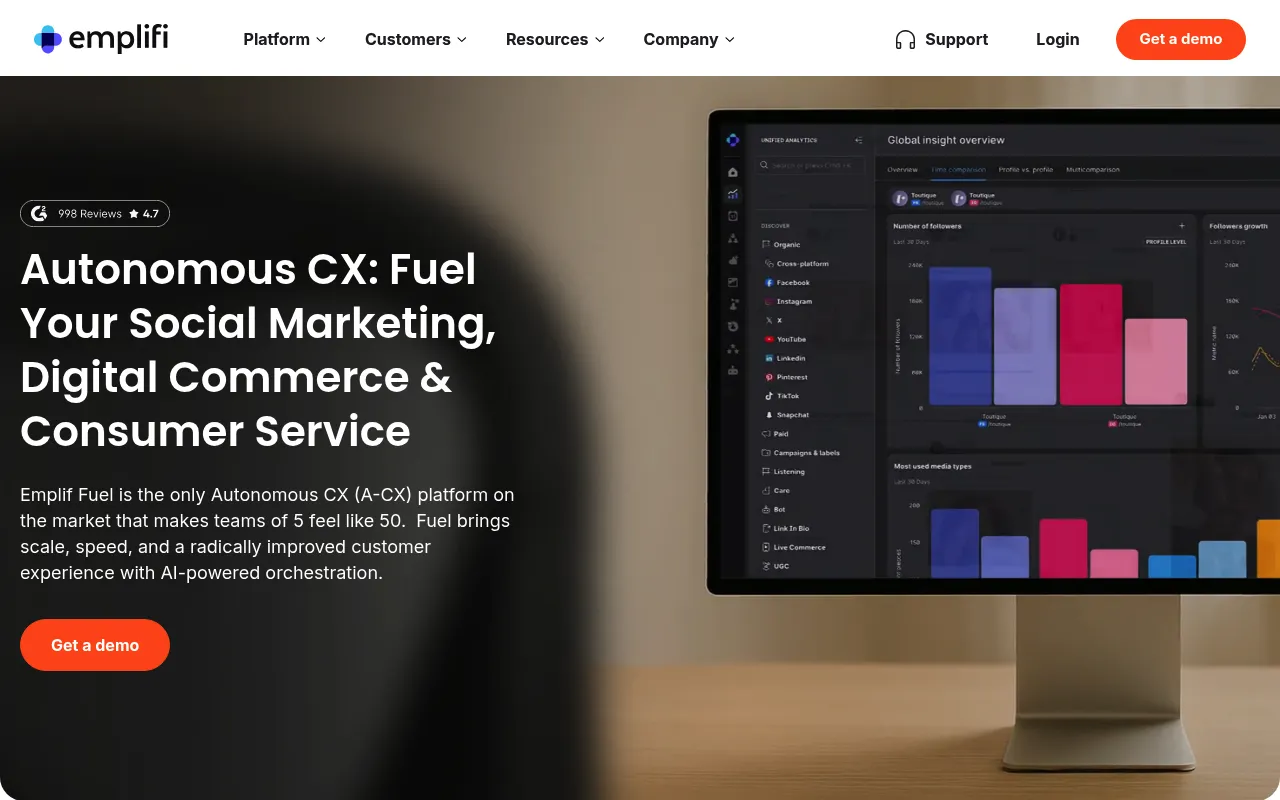 Emplifi screenshot