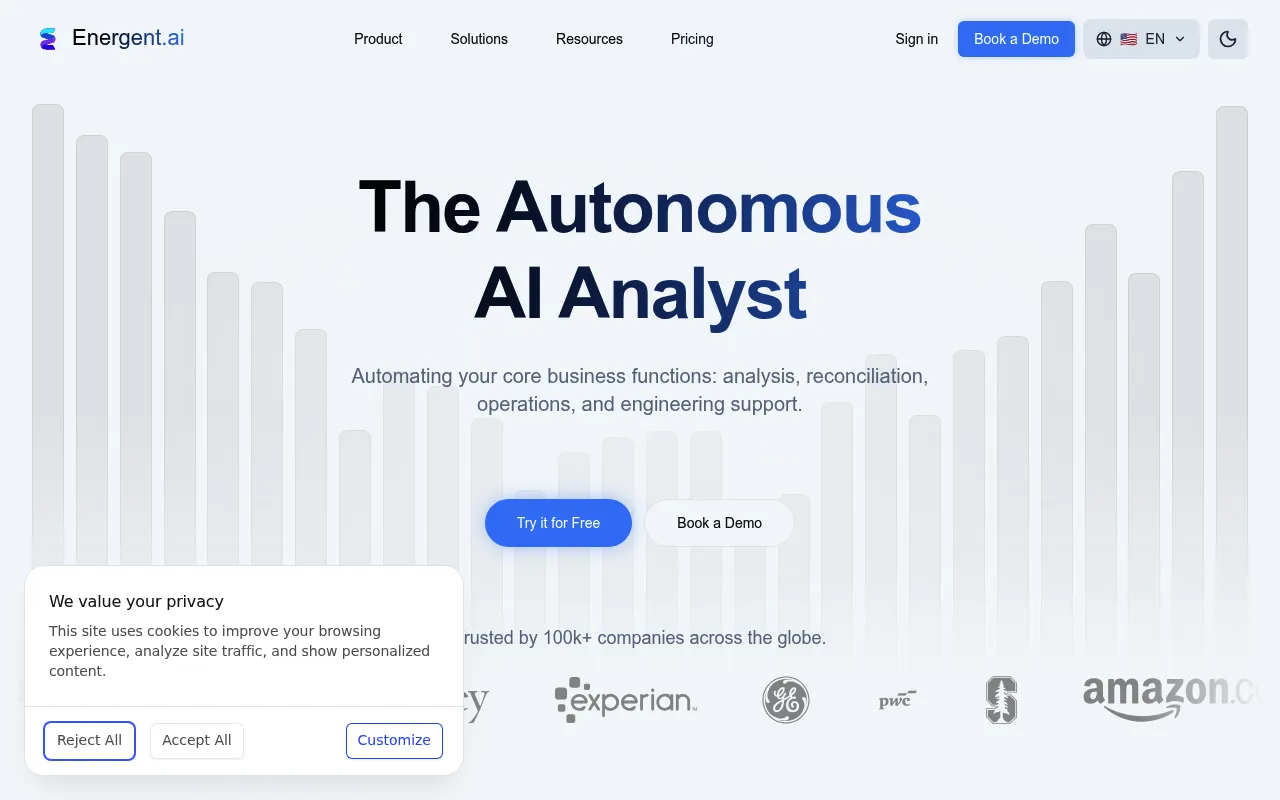Energent.ai screenshot