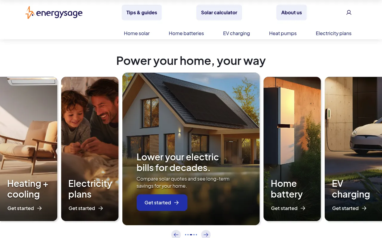 EnergySage screenshot