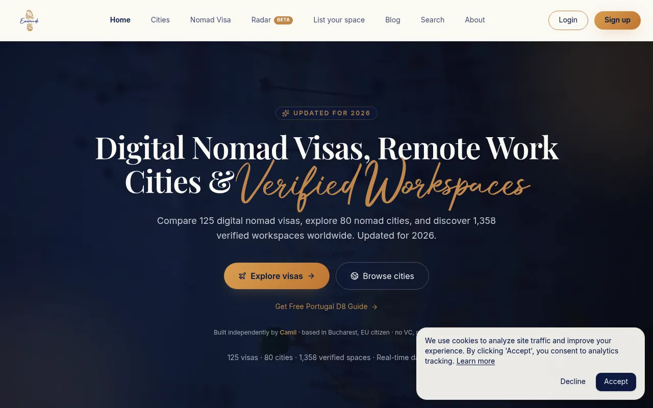 Enomads screenshot