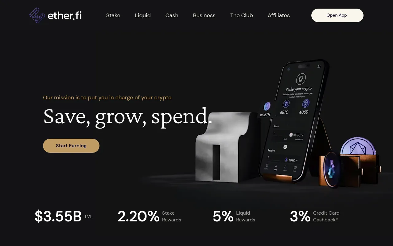 ether.fi screenshot