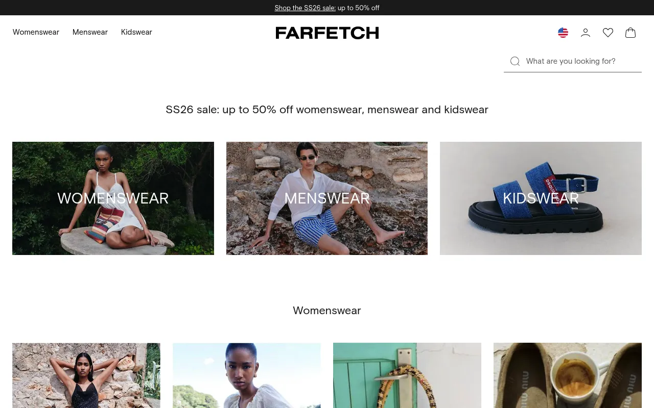 FARFETCH screenshot