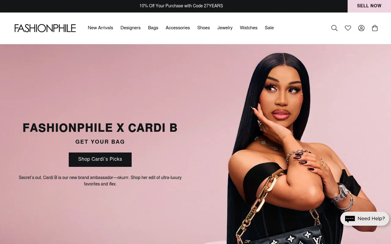 FASHIONPHILE screenshot