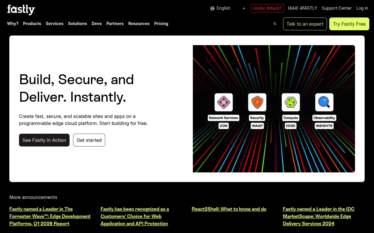 Fastly screenshot