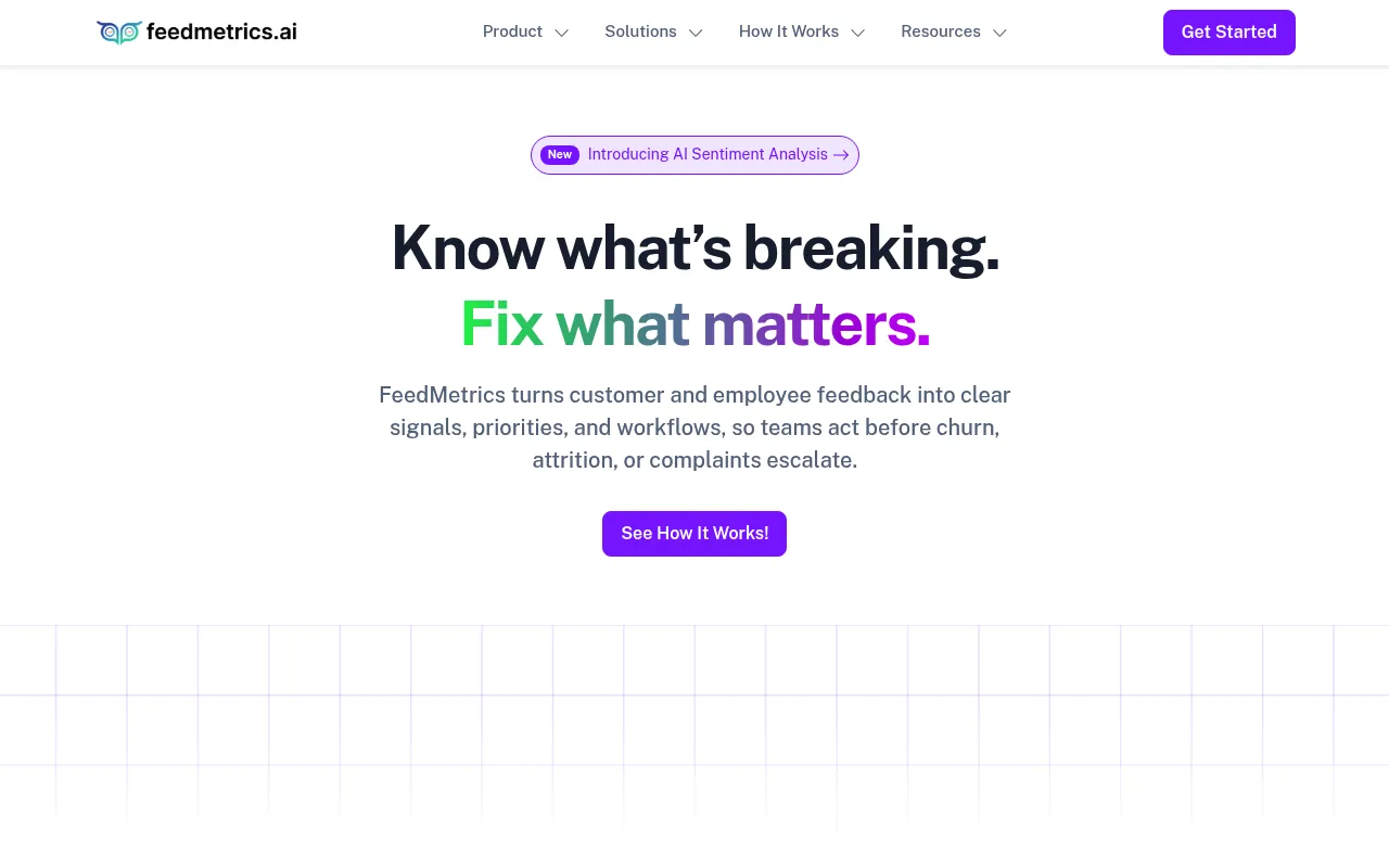 FeedMetrics screenshot