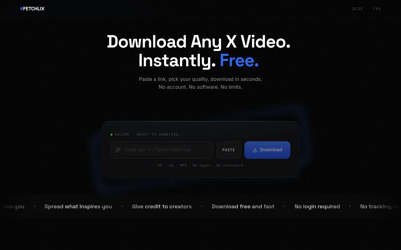Fetchlix screenshot