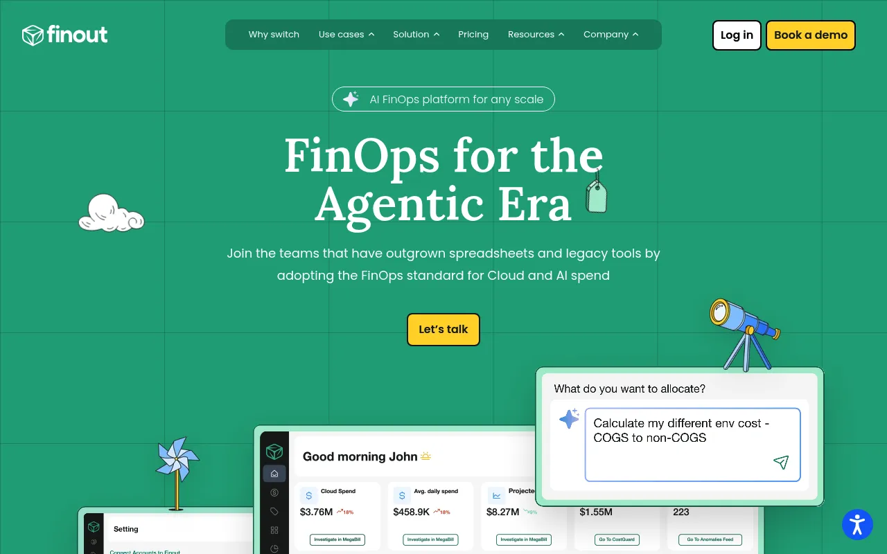 Finout screenshot
