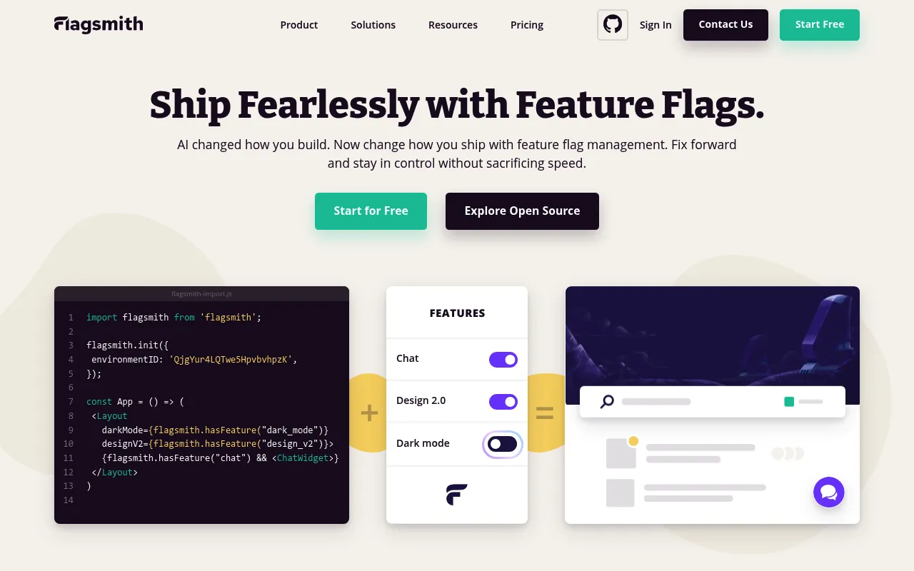 Flagsmith screenshot