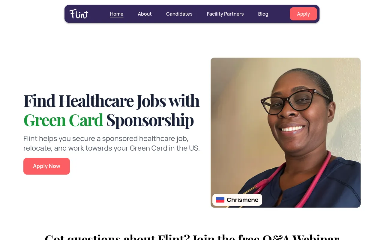 Flint Healthcare screenshot