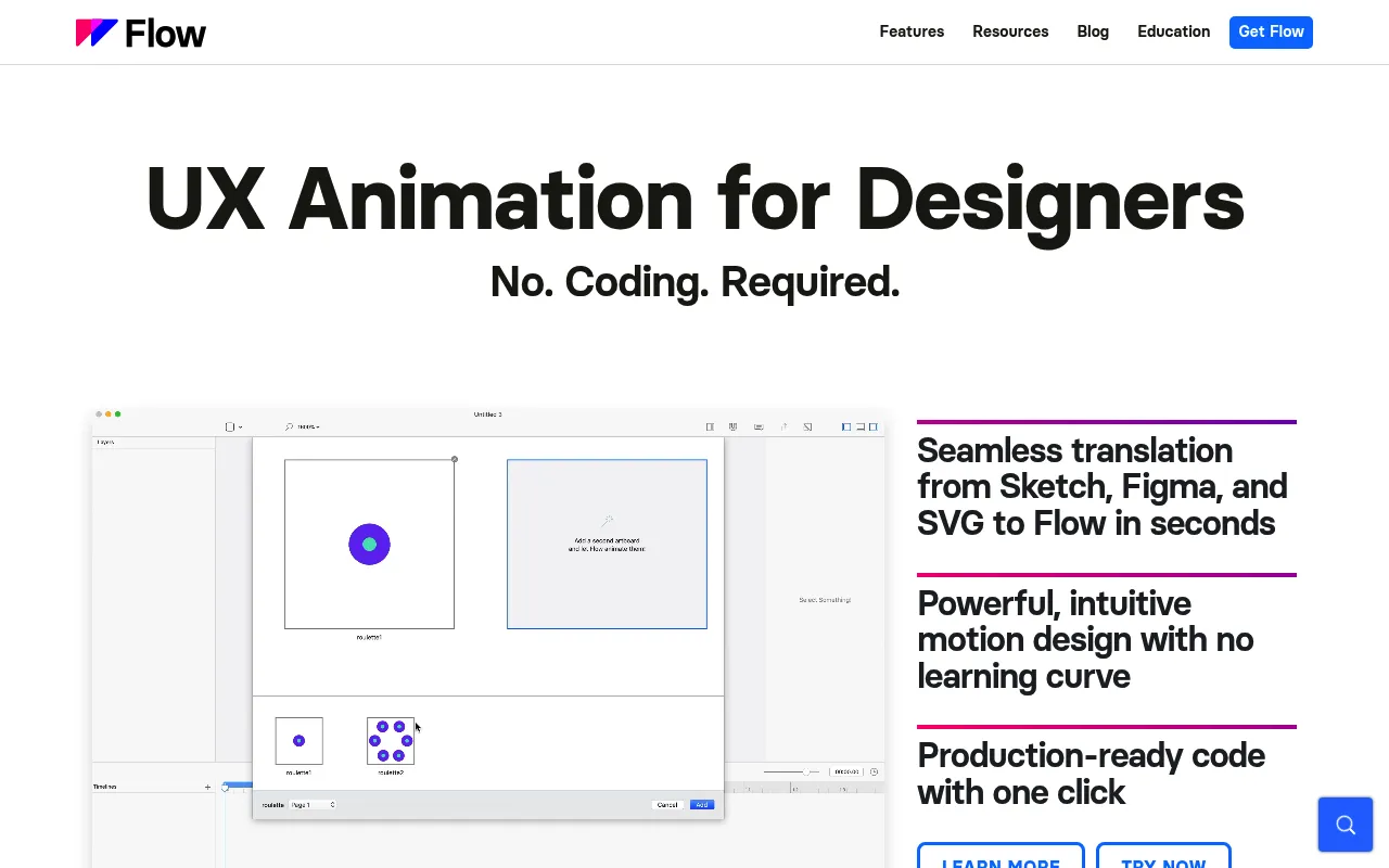 Flow screenshot