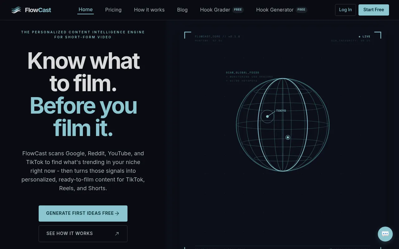 FlowCast screenshot