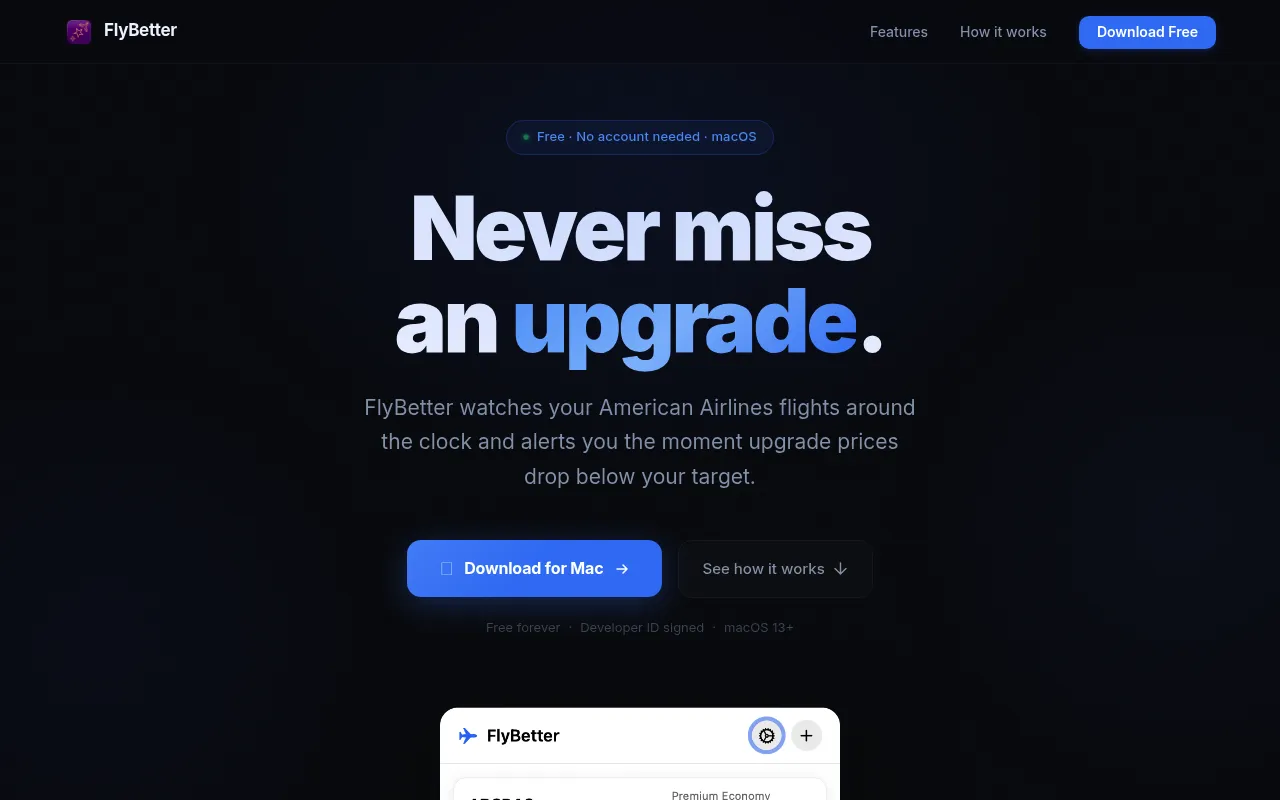 FlyBetter screenshot
