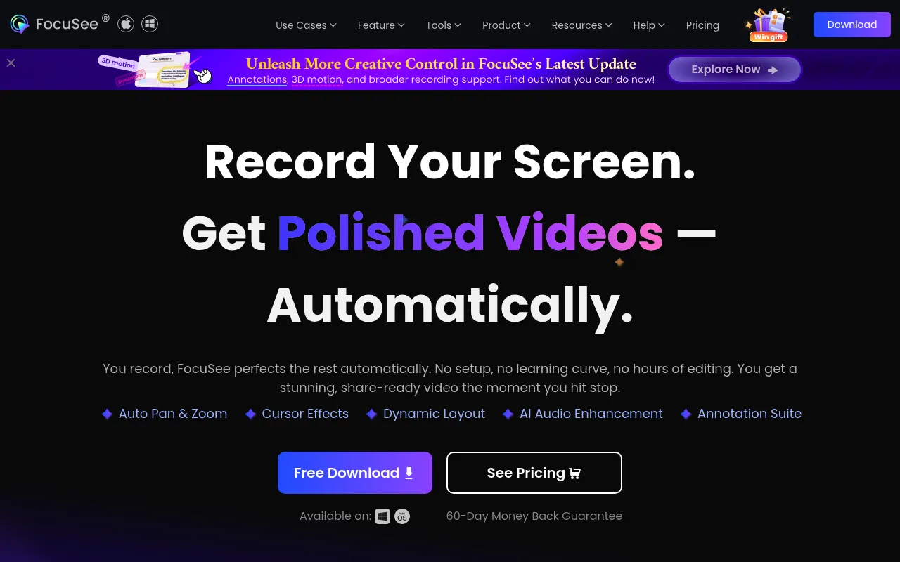 FocuSee screenshot