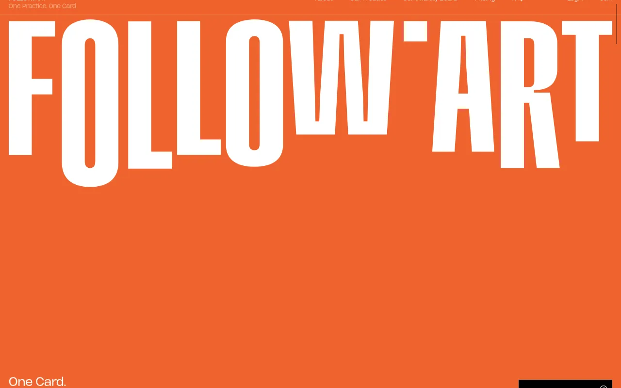 FOLLOW.ART screenshot