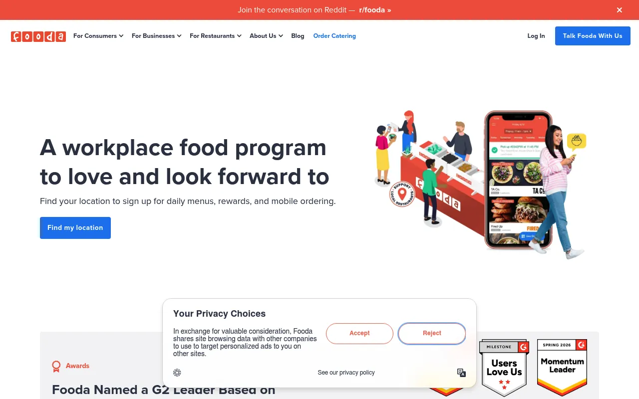 Fooda screenshot