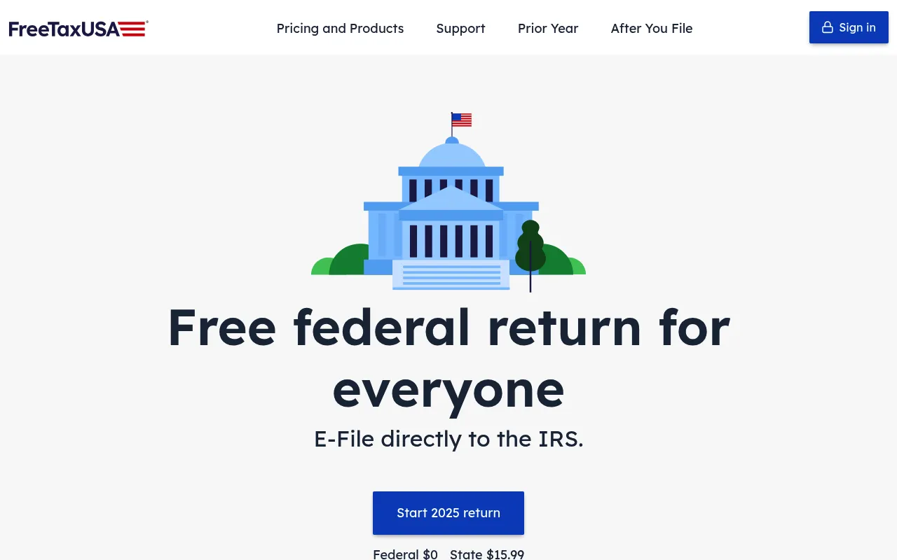 FreeTaxUSA screenshot