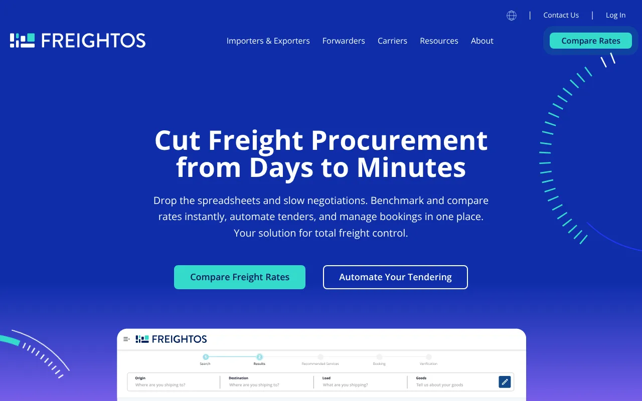 Freightos screenshot