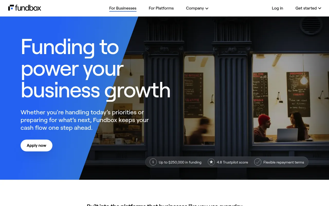 Fundbox screenshot