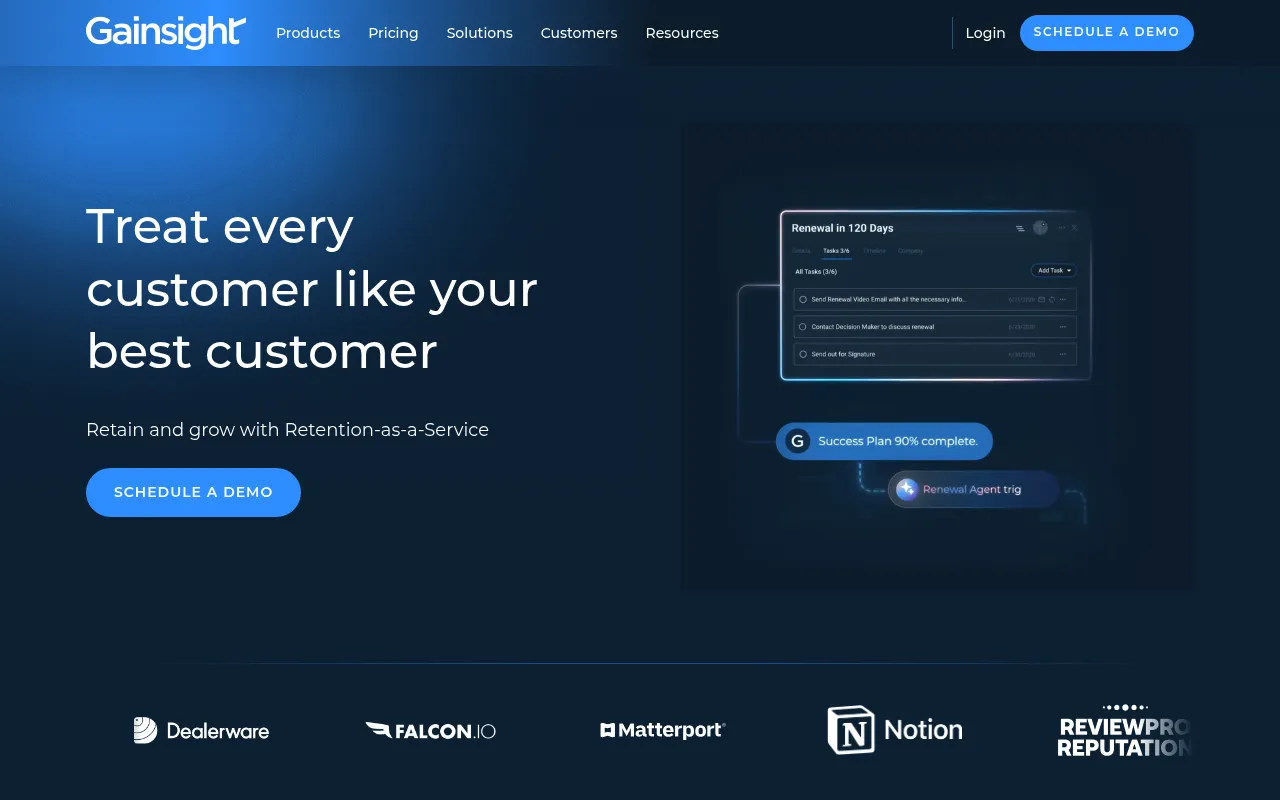 Gainsight screenshot