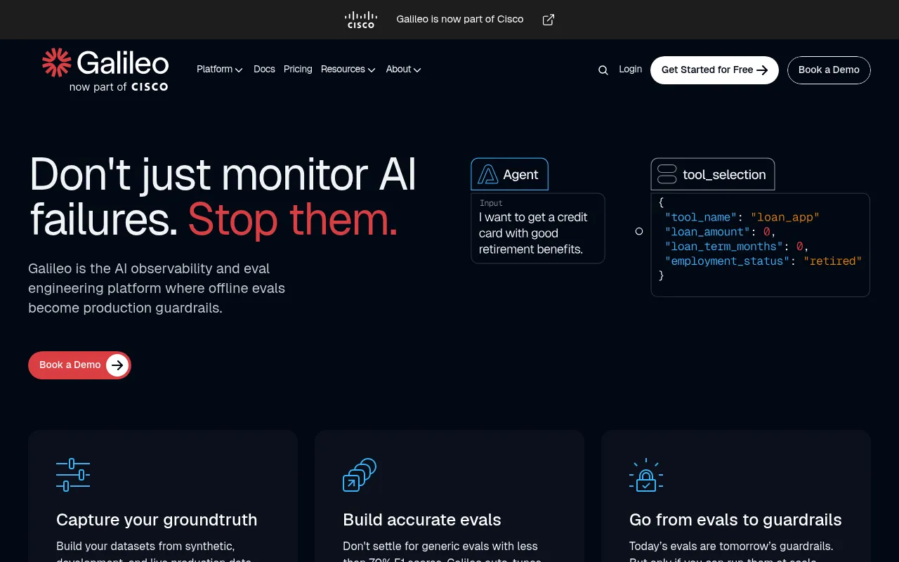 Galileo AI screenshot
