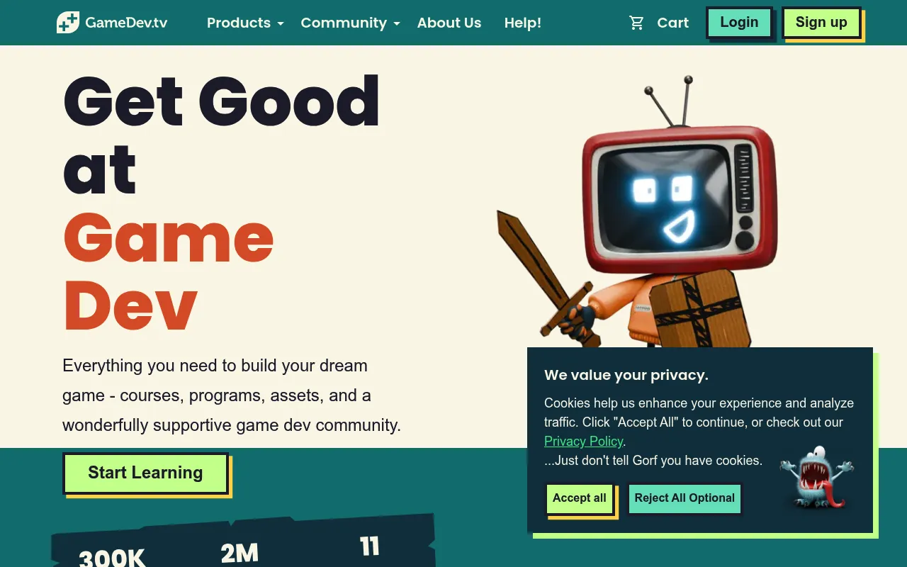 GameDev.tv screenshot