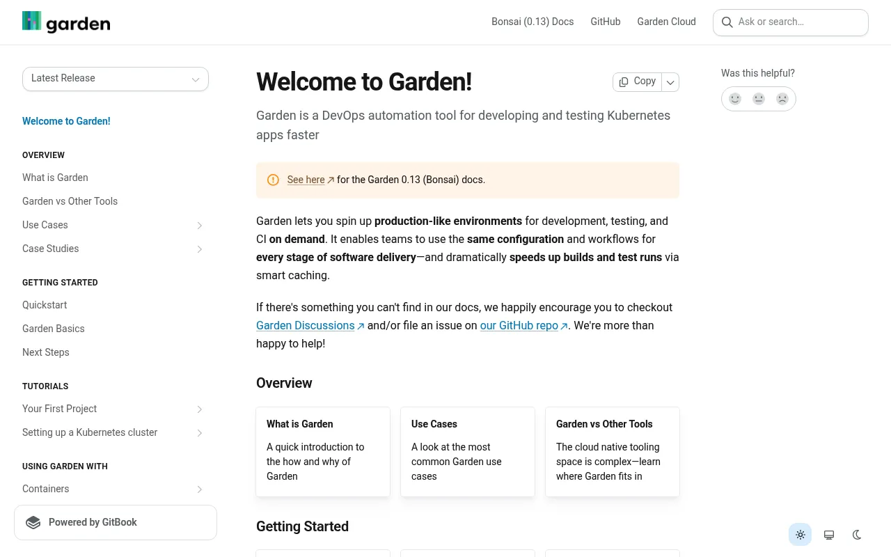 Garden screenshot