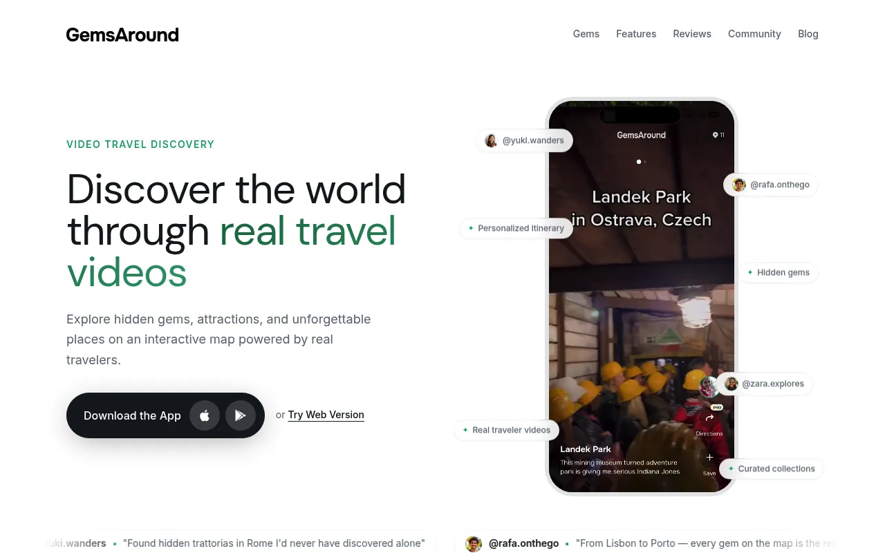 GemsAround screenshot